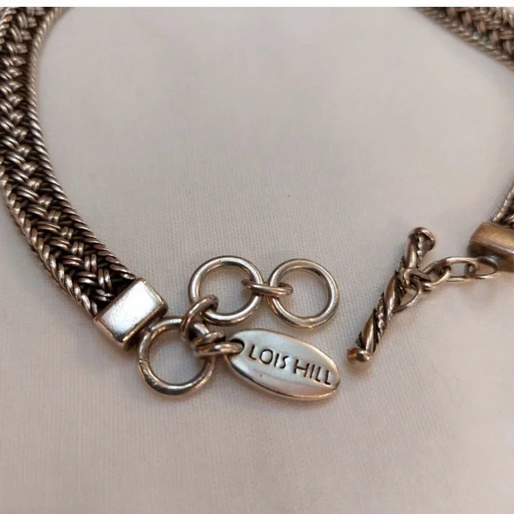 Anklet Lois Hill Sterling Silver Woven - Picture 6 of 8